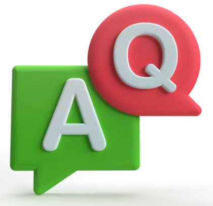 A question and answer support panel